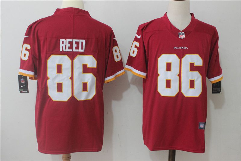 Men Washington Redskins 86 Reed Red Nike Vapor Untouchable Limited NFL Jerseys